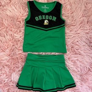 Oregon Ducks youth cheer outfit size 7-8